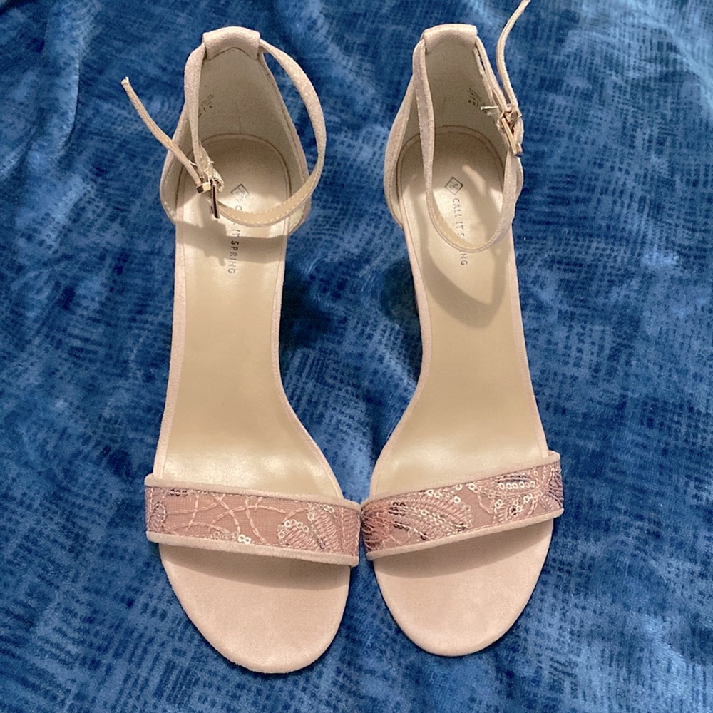 Spring pink heels